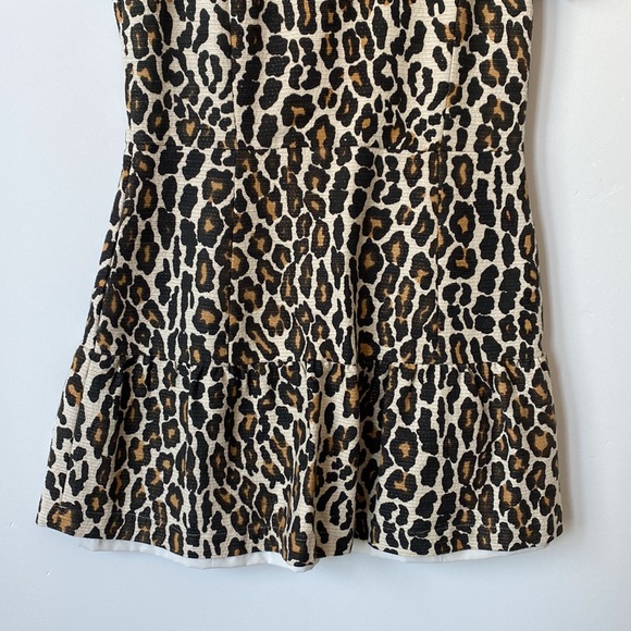Sea Leopard-Print Ruffle Dress - SIZE SMALL - Picture 5 of 9
